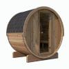 SaunaLife Model E6 3 Person Outdoor Barrel Sauna