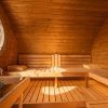 SaunaLife Model G11 8 Person Outdoor Sauna Inside