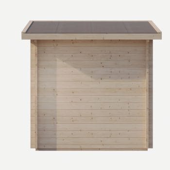 SaunaLife Model G4 6-Person Traditional Outdoor Sauna Back