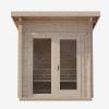 SaunaLife Model G4 6-Person Traditional Outdoor Sauna Front View