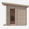 SaunaLife Model G4 6-Person Traditional Outdoor Sauna Side