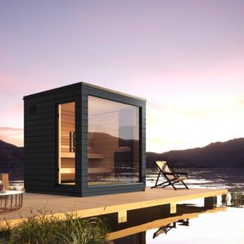SaunaLife Model G6 Pre Assembled 5 Person Outdoor Home Sauna