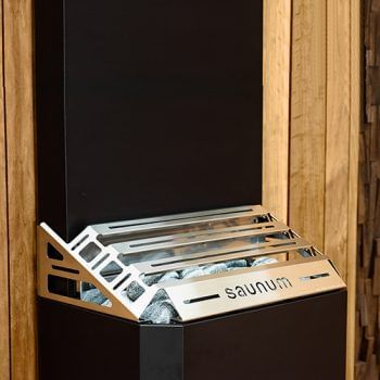 Saunum Air 7 Sauna Heater Package 6.4kW with Climate Equalizer Closeup