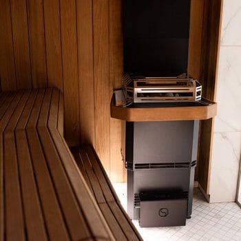 Saunum Air L 10 Sauna Heater Package 9.8kW with Climate Equalizer Installed