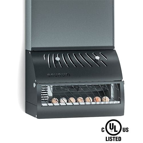 Saunum AirSolo Wall AirSolo Series, In-Wall Sauna Temp & Steam Equalizer, Adj Height Close Up Bottom