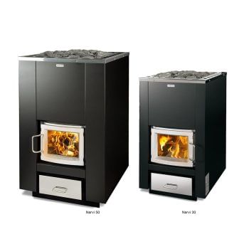 Narvi 30/50 Wood-Burning Sauna Stove, Up to 50kW