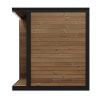 SaunaLife GL4 Outdoor Sauna Kit Side View 2