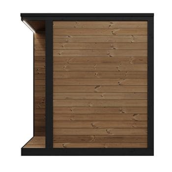 SaunaLife GL4 Outdoor Sauna Kit Side View 2