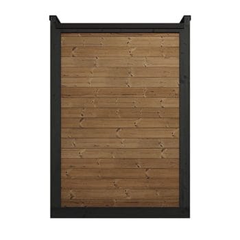 SaunaLife GL4 Outdoor Sauna Kit Back View