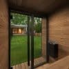 SaunaLife GL4 Outdoor Sauna Kit Inside View