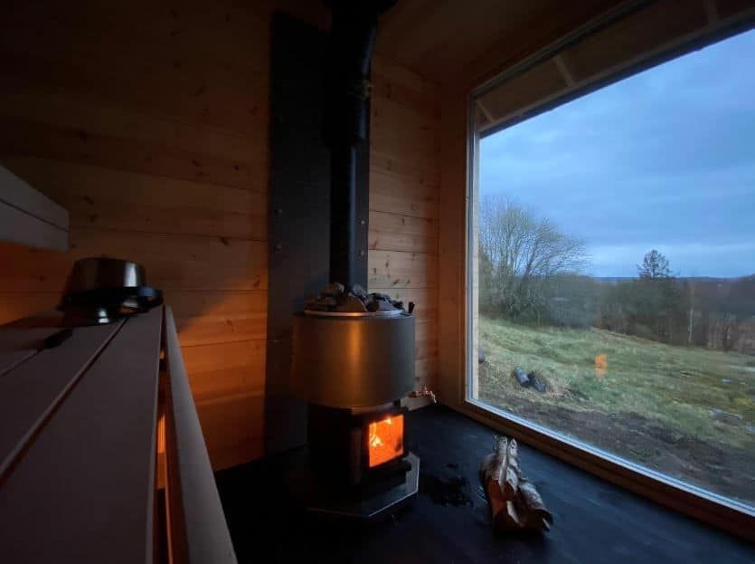 Narvi Lusto Wood Stove Sauna Heater Background