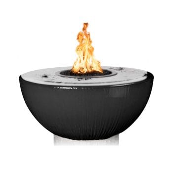 The Outdoor Plus Sedona Fire & Water Bowl - 360° Spill - GFRC Concrete
