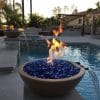 Sedona Pool Fire Bowl with Blue Fireglass