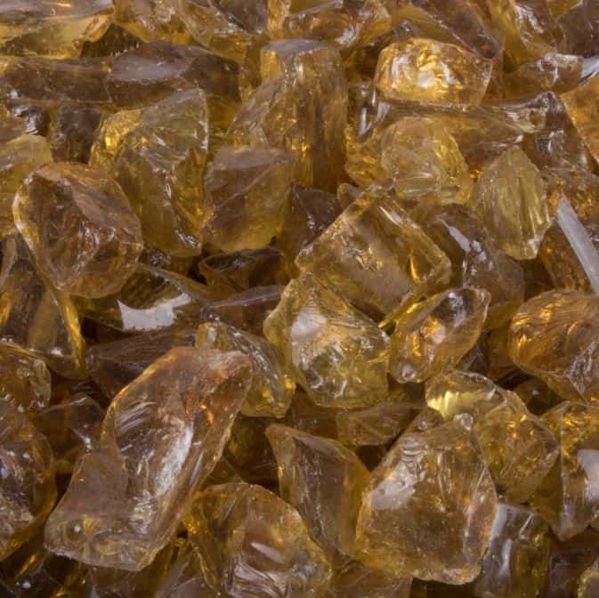 Amber Fire Glass