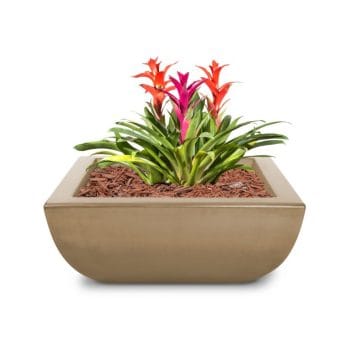 The Outdoor Plus Avalon Planter Bowl Brown