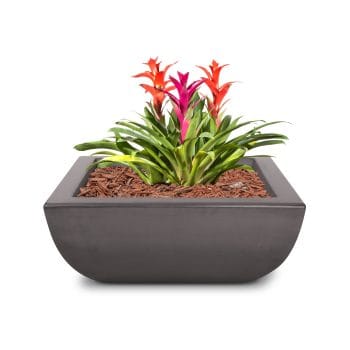 The Outdoor Plus Avalon Planter Bowl Chestnut