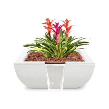 Alternative view of The Outdoor Plus Avalon Planter & Water Bowl - GFRC Concrete
