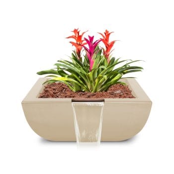 The Outdoor Plus Avalon Planter & Water Bowl Concrete