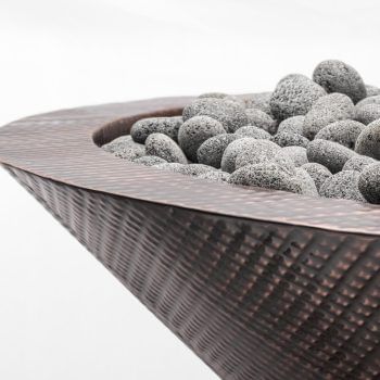 Alternative view of The Outdoor Plus Cazo Fire Pit - Narrow Ledge - Copper