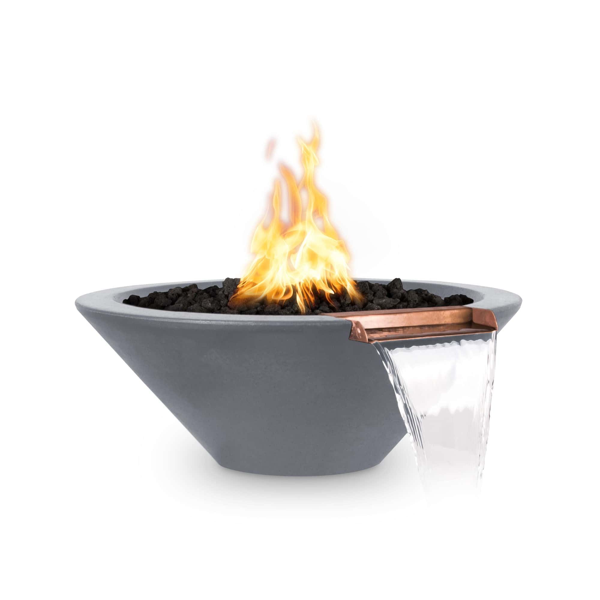 The Outdoor Plus Cazo Fire & Water Bowl - GFRC Concrete - Image 4