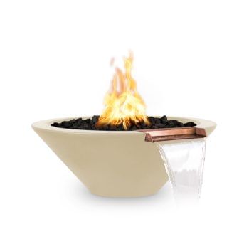 The Outdoor Plus Cazo Fire & Water Bowl - GFRC Concrete