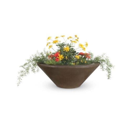 Cazo Planter Bowl GFRC Chocolate