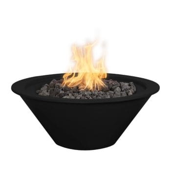 The Outdoor Plus Cazo Fire Bowl - Powder Coated Black Matte