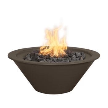 The Outdoor Plus Cazo Fire Bowl - Powder Coated Bronze Hammertone