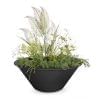 Cazo Powder Coated Steel Planter Bowl Black