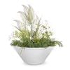 Cazo Powder Coated Steel Planter Bowl White