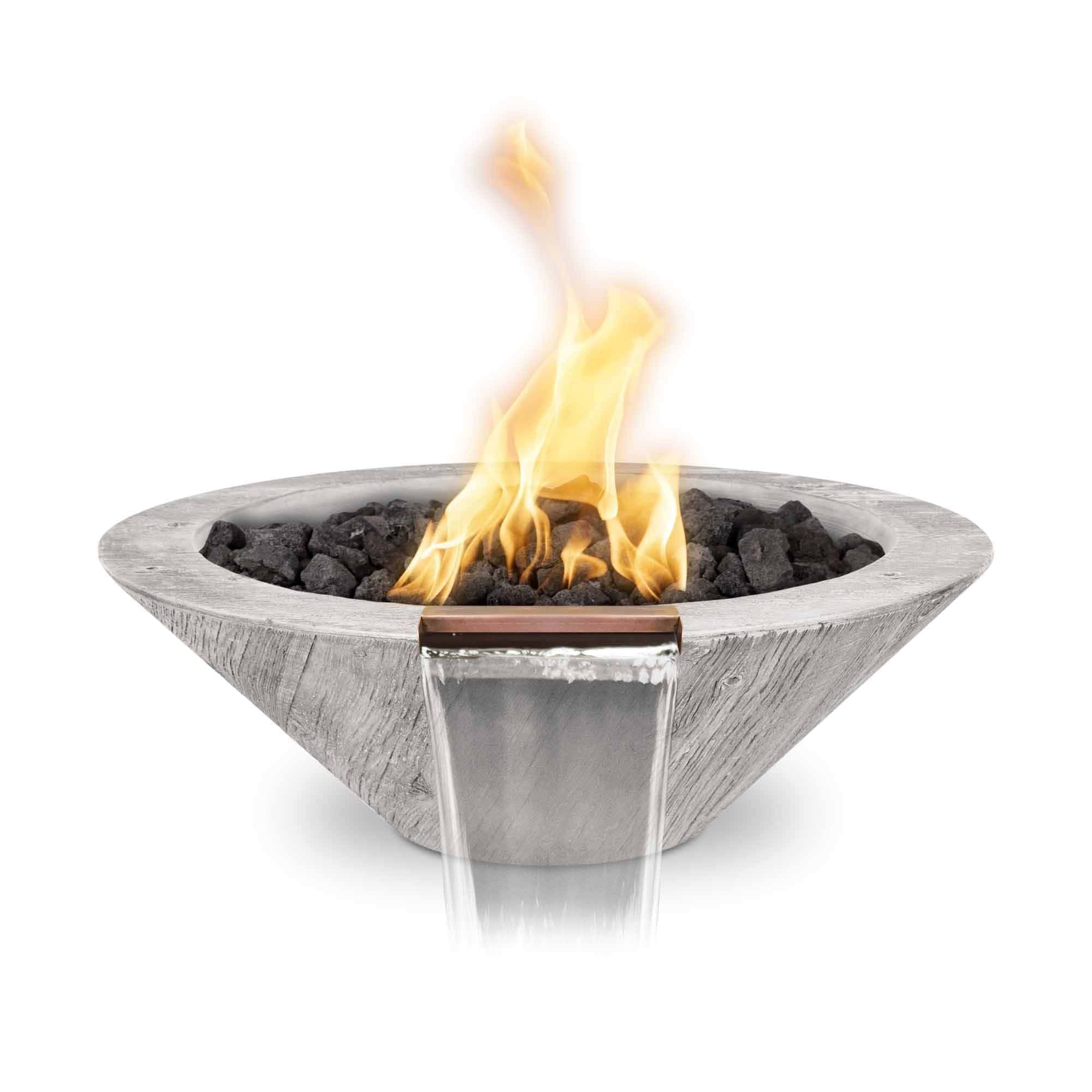 The Outdoor Plus Cazo Fire and Water Bowl - Wood Grain - Image 3