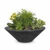 Cazo Wood Grain Planter Ebony