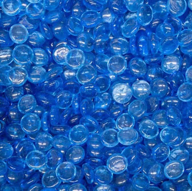 Cerulan Fire Glass