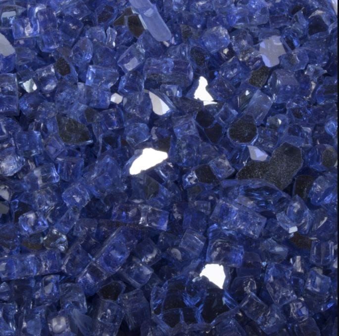 Cobalt Fire Glass