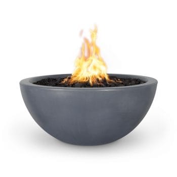 The Outdoor Plus Luna Fire Bowl - GFRC Concrete Gray