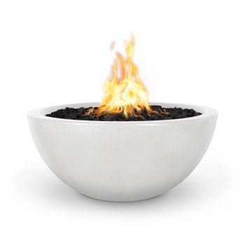 Alternative view of The Outdoor Plus Luna Fire Bowl - GFRC Concrete