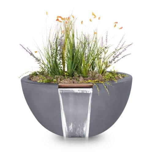 The Outdoor Plus Luna Planter & Water Bowl - GFRC Concrete - Image 8