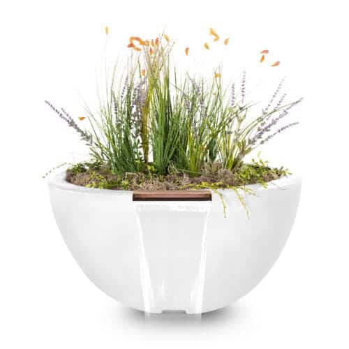 The Outdoor Plus Luna Planter & Water Bowl - GFRC Concrete - Image 7