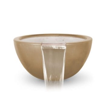 Alternative view of The Outdoor Plus Luna Water Bowl - GFRC Concrete