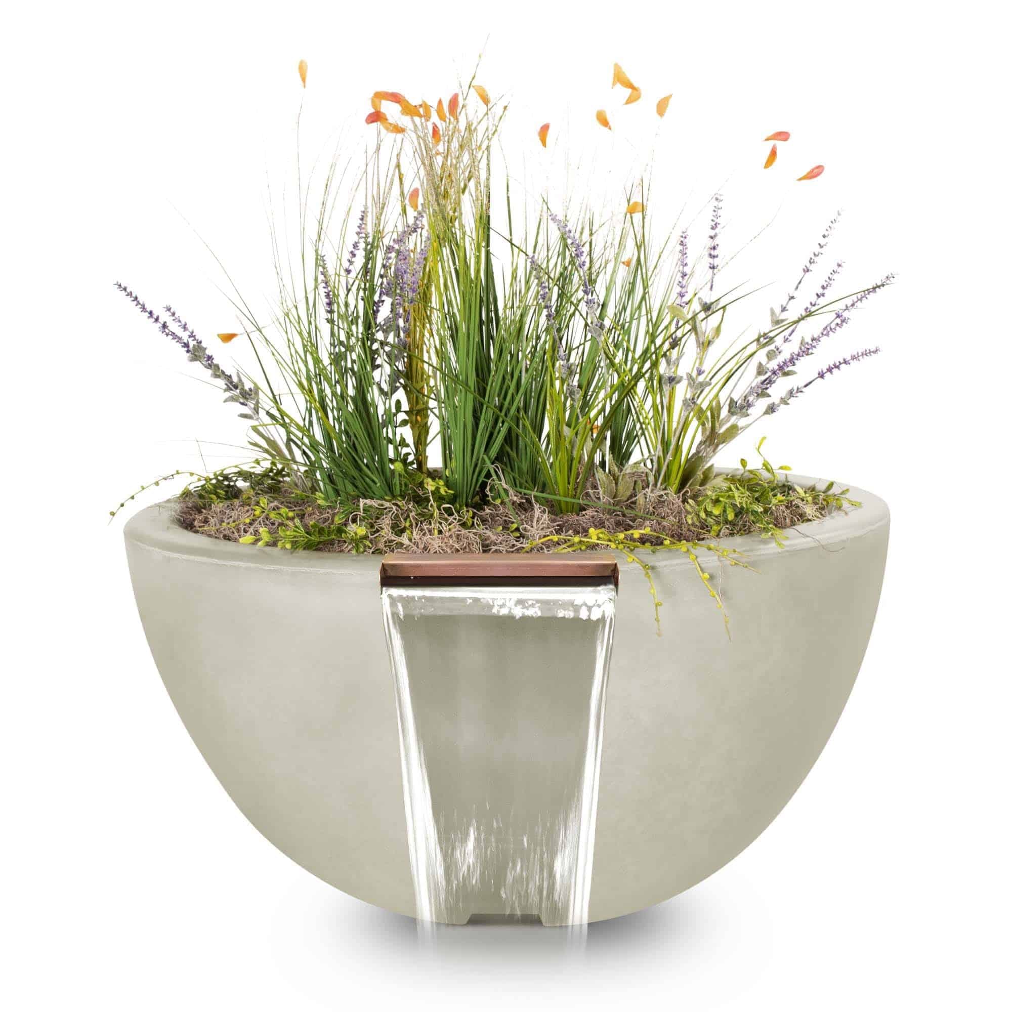 The Outdoor Plus Luna Planter & Water Bowl - GFRC Concrete - Image 4