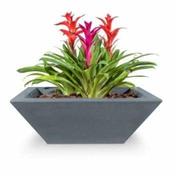 Maya Concrete Planter Bowl Gray