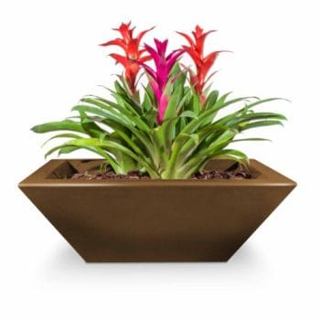 The Outdoor Plus Maya Planter Bowl - Metallic Bronze