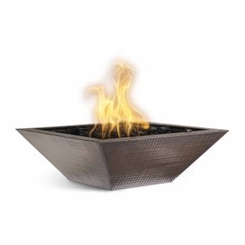 The Outdoor Plus Maya Fire Bowl - Hammered Copper