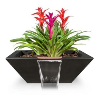 The Outdoor Plus Maya Planter & Water Bowl - GFRC Concrete