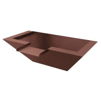 The Outdoor Plus Maya Water Bowl - Wall Mounted - Hammered Copper