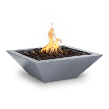 The Outdoor Plus Maya Fire Bowl - Powder Coated Gray