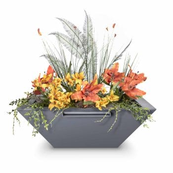 Alternative view of The Outdoor Plus Maya Planter & Water Bowl - Powder Coated
