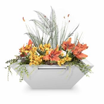 The Outdoor Plus Maya Planter & Water Bowl - Powder Coated