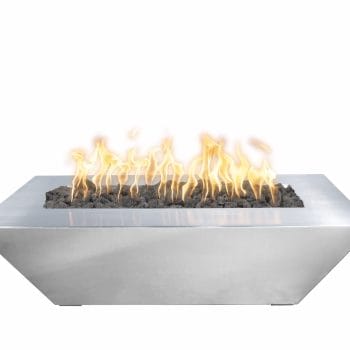 Alternative view of The Outdoor Plus Maya Linear Fire Bowl - Metal Collection