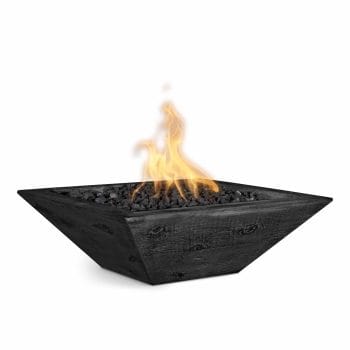 The Outdoor Plus Maya Fire Bowl - Wood Grain